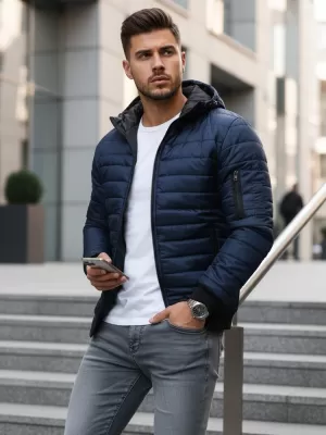 Herrenjacke DSTREET TX2228 DUNKELBLAU