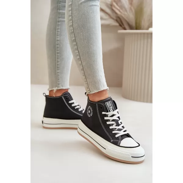  Damen-Sneaker BIG STAR OO274062 SCHWARZ Big Star Shoes 