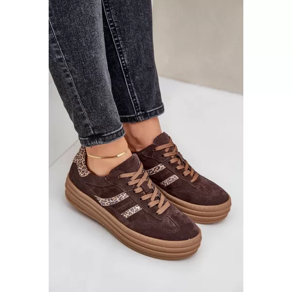  Damenschuhe ZAZOO N1176 BRAUN/BEIGE 