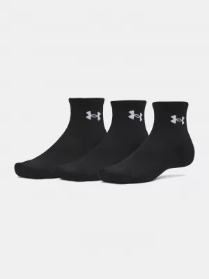 Socken UNDER ARMOUR PERFORMANCE COTTON 3P QTR 6009686-008 SCHWARZ