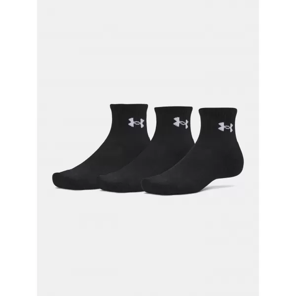  Socken UNDER ARMOUR PERFORMANCE COTTON 3P QTR 6009686-008 SCHWARZ 
