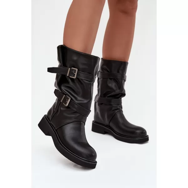  Damenstiefel BOTO HALVESSA 39588 SCHWARZ 