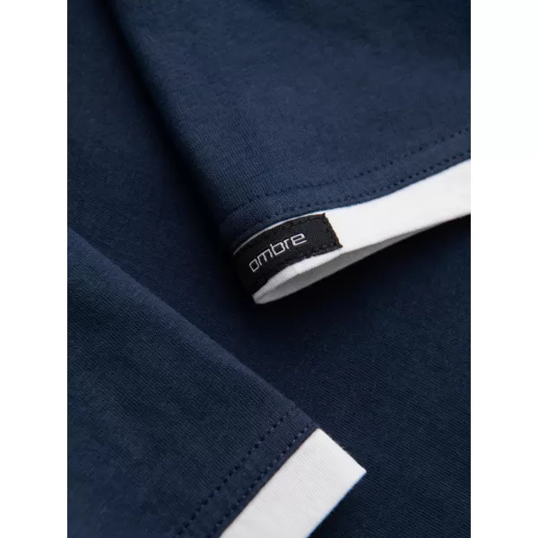  Herren-T-Shirt OMBRE OM-TSCT-0256 MARINEBLAU 