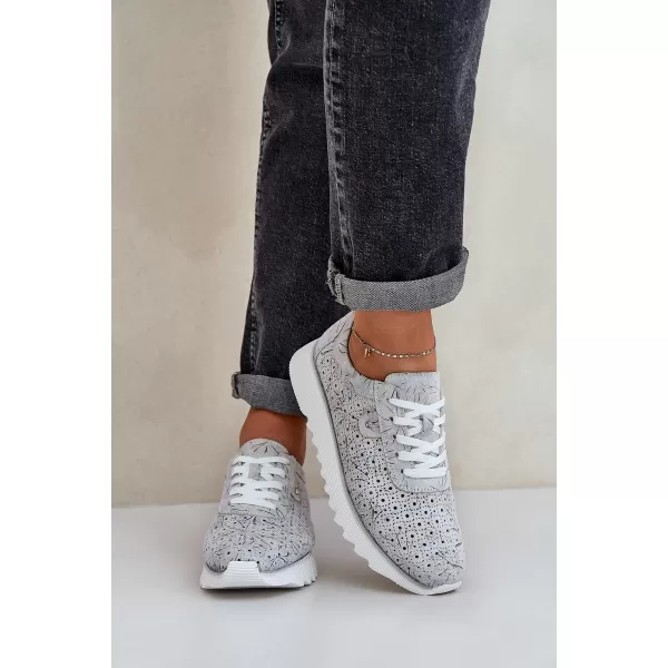  Damenschuhe D&A LR51-635 SILBER 
