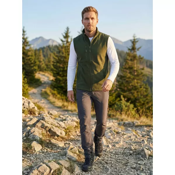  Herren-Softshellweste ALTISPORT NoPrint NP/ALM865 MILITÄR 