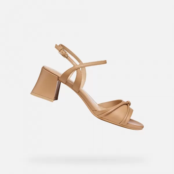 Damensandalen GEOX NEW ERAKLIA 50 T01 G012953 HELLBRAUN 