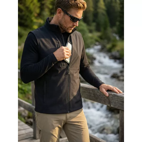  Herren-Softshellweste ALTISPORT NoPrint NP/ALM865 EBENHOLZGRAU 