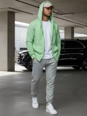 Herren-Sweatshirt DSTREET BX5230 HELLGRÜN