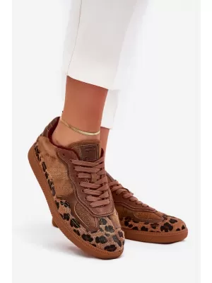 Damen-Sneaker LOPEZ JUST DARE SS2D4017 BRAUN/BEIGE Daniel Lopez Just Dare