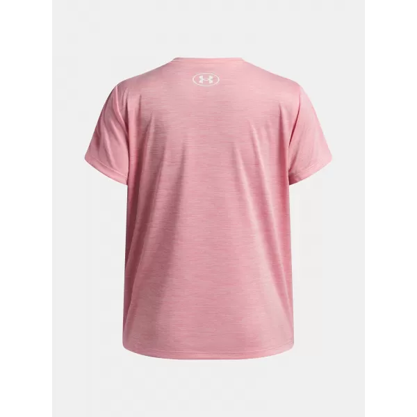  Mädchen-T-Shirt UNDER ARMOUR TECH TWIST WDMK LOGO SS 6007134-600 ROSA 