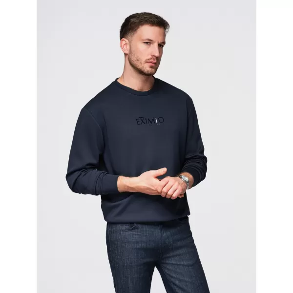 Herren-Sweatshirt OMBRE OM-SNBC-0199 DUNKELBLAU 