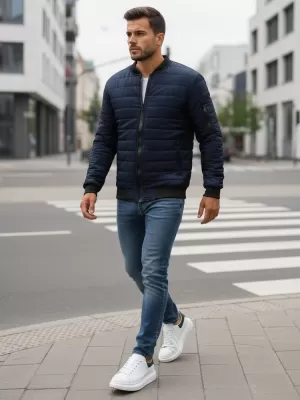 Herrenjacke DSTREET TX2205 DUNKELBLAU
