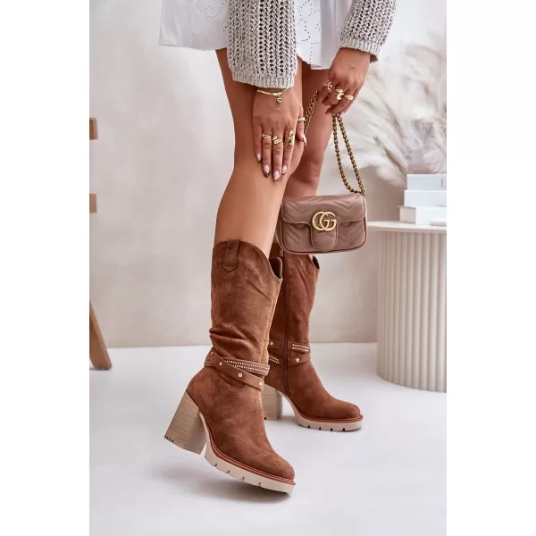  Damenstiefel BOTO IVANELIS 33638 KAMEL 