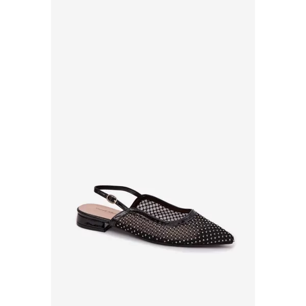  Ballerinas für Damen BOTO PATOU 42008 SCHWARZ 