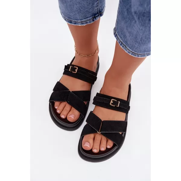  Damenhausschuhe BOTO SELORINA 41592 SCHWARZ 