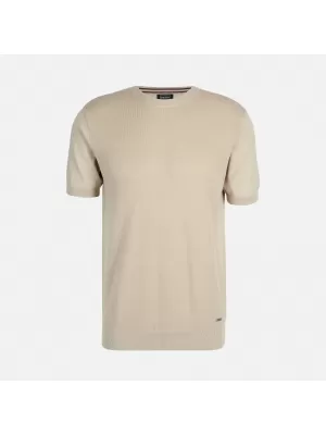 Herren-T-Shirt GEOX KNIT G012316 BEIGE