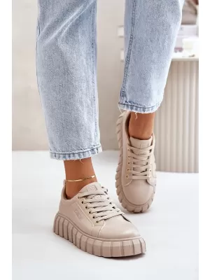 Damenschuhe BIG STAR MM274618 BEIGE Big Star Shoes