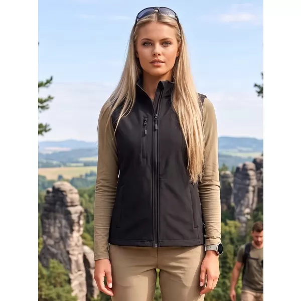  Softshellweste für Damen ALTISPORT NoPrint NP/ALW965 SCHWARZ 