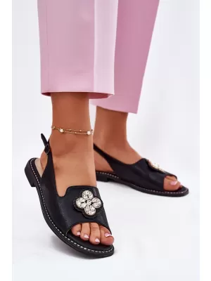 Damensandalen S.BARSKI KV51-080 SCHWARZ