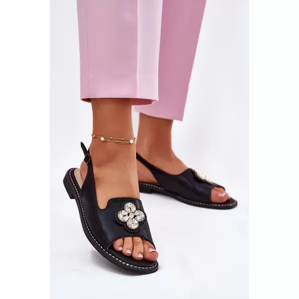  Damensandalen S.BARSKI KV51-080 SCHWARZ 