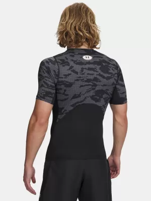 Herren-T-Shirt UNDER ARMOUR HG PRINTED SS 6009657-001 SCHWARZ