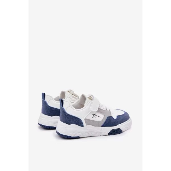  Kinderschuhe BIG STAR RR374052 WEISS/BLAU Big Star Shoes 