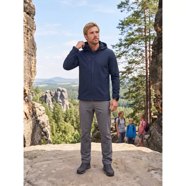  Herren-Softshelljacke ALTISPORT NoPrint NP/ALM845 MARINEBLAU 