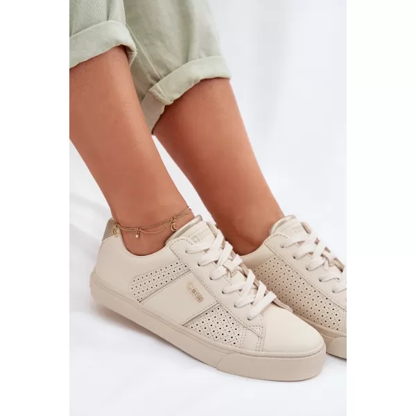  Damen-Sneaker BIG STAR TT274292 BEIGE Big Star Shoes 