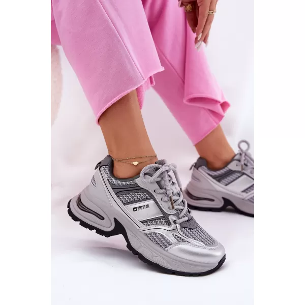  Damen-Sneaker BIG STAR RR274A193 GRAU Big Star Shoes 
