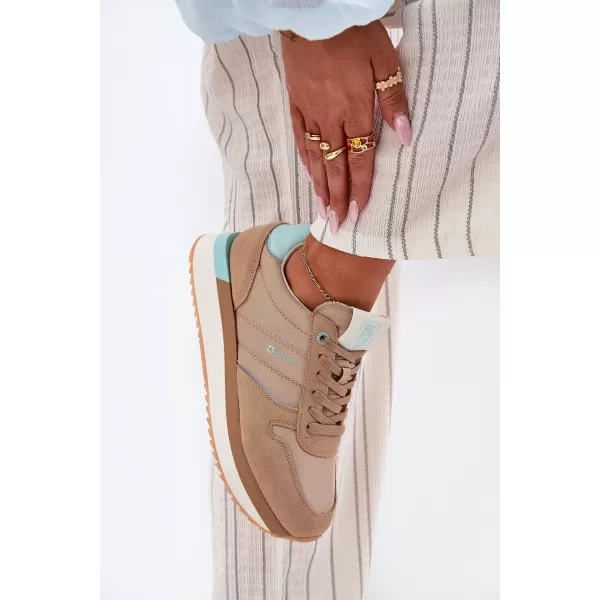  Damen-Sneaker BIG STAR RR274A048 BEIGE Big Star Shoes 
