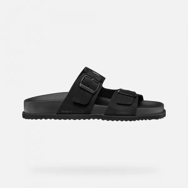  Herrenhausschuhe GEOX PARNAIBA G014434 SCHWARZ 