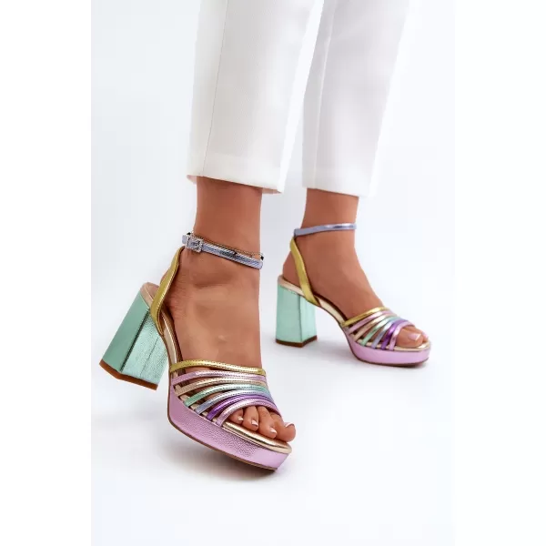  Damensandalen D&A CR920 LILA 