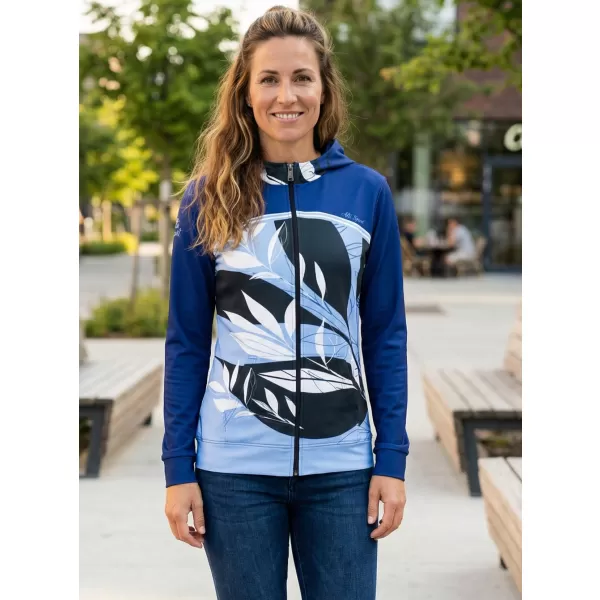 Hochwertiges Damen-Sweatshirt mit Reißverschluss ALTISPORT VOJ/ALW128MI02 BLAU UND WEIß 