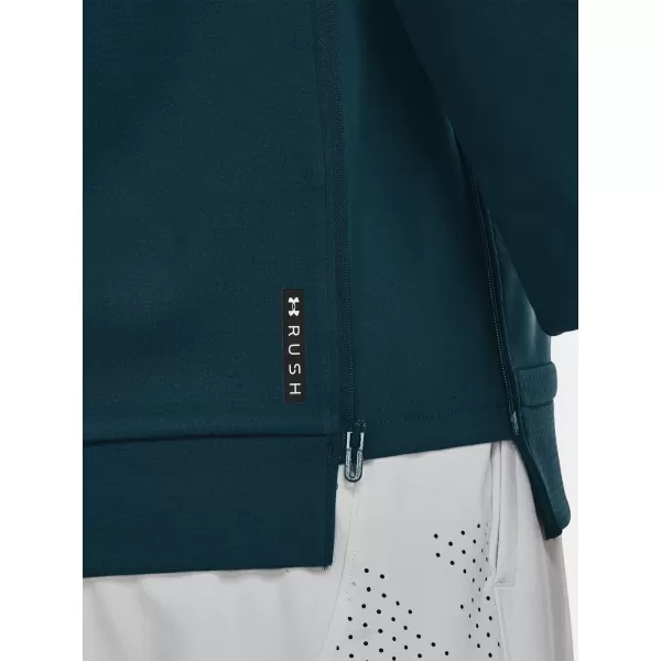  Herren-Sweatshirt UNDER ARMOUR RUSH ALL PURPOSE FZ HD BLAU 