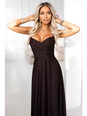Kleid NUMOCO 646-1 SCHOKOLADENBRAUN