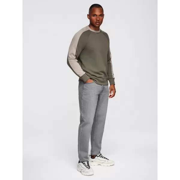  Herren-Sweatshirt OMBRE OM-SSNZ-0200 OLIVE 