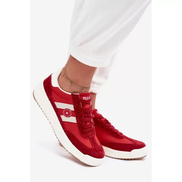  Damen-Sneaker BIG STAR TT274158 ROT Big Star Shoes 