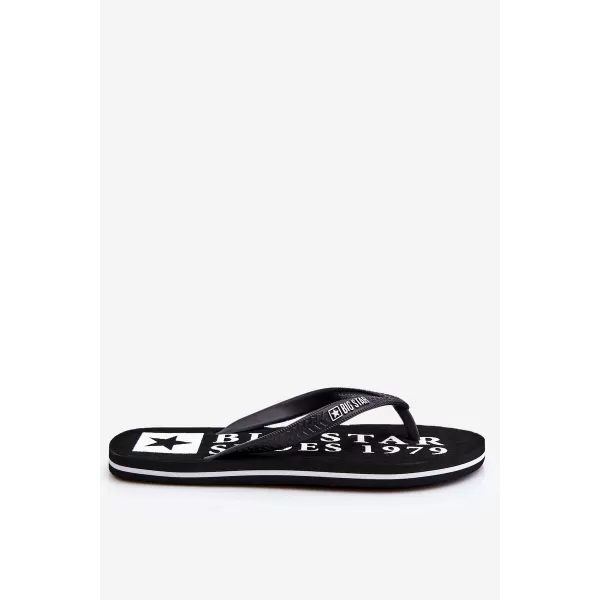  Herren-Flip-Flops BIG STAR LL174444 SCHWARZ Big Star Shoes 