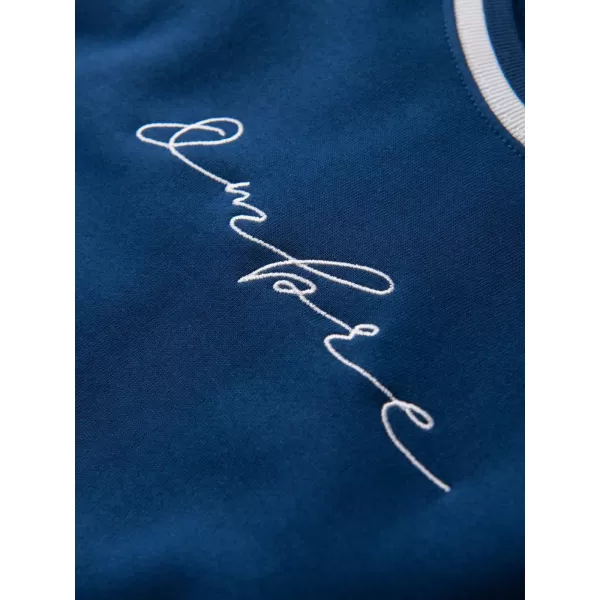  Herren-Sweatshirt OMBRE OM-SSNZ-0244 DUNKELBLAU 