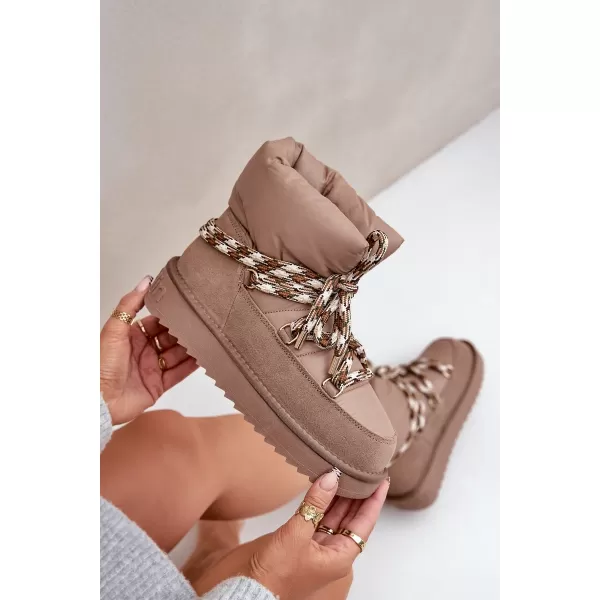  Schneemänner für Frauen D.FRANKLIN DFSH375003 TAUPE 