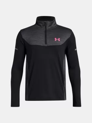 T-Shirt für Jungen UNDER ARMOUR UA TECH UTILITY 1/4 ZIP 6005141-001 SCHWARZ