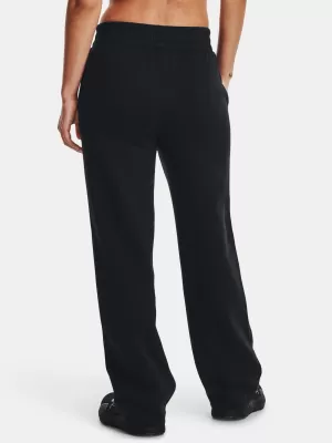 Sporthose für Damen UNDER ARMOUR RIVAL FLC STRAIGHT PANT 1381847-001 SCHWARZ