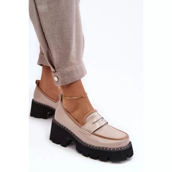  Damenmokassins D&A MR870-32 BEIGE 