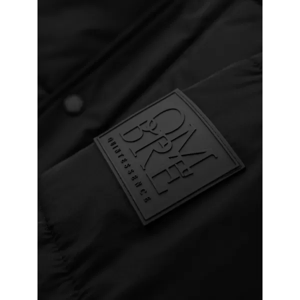  Herren-Winterjacke OMBRE OM-JALJ-0309 SCHWARZ 