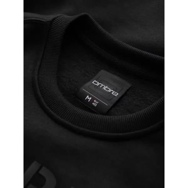  Herren-Sweatshirt OMBRE B1711 SCHWARZ 