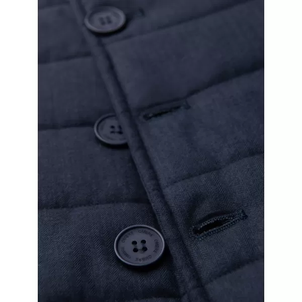  Herrenweste OMBRE OM-JAVJ-0275 MARINEBLAU MELIERT 