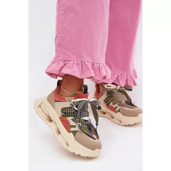  Damen-Sneaker D&A CR61-3133 BEIGE 