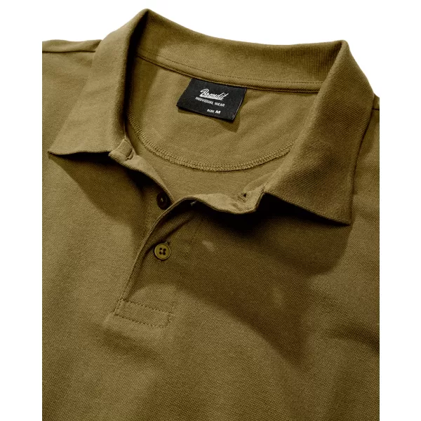  Herren-T-Shirt mit Kragen BRANDIT 4215 OLIVE 