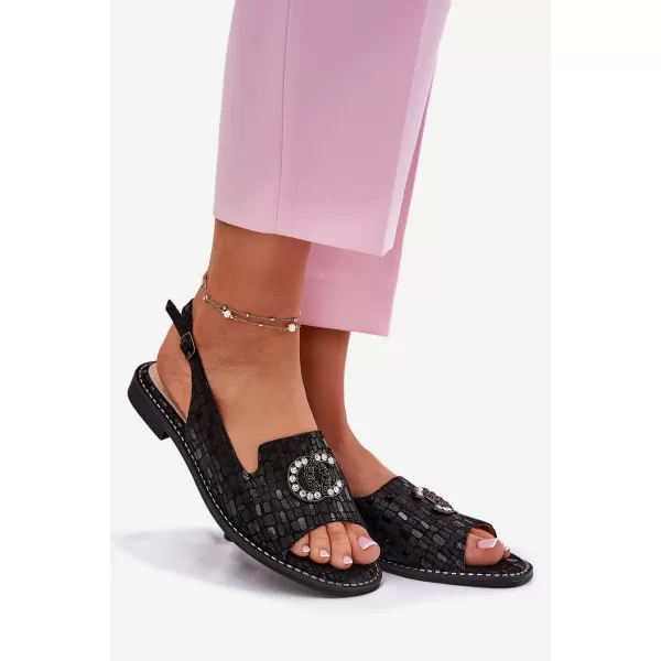  Damensandalen S.BARSKI KV51-096 SCHWARZ 