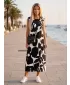 Kleid ALTISPORT HELAINE WEIß/SCHWARZ